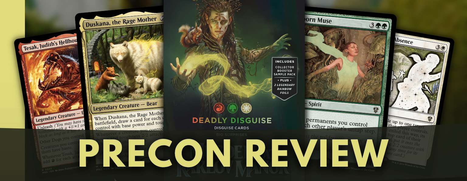 Deadly Disguise Precon Review