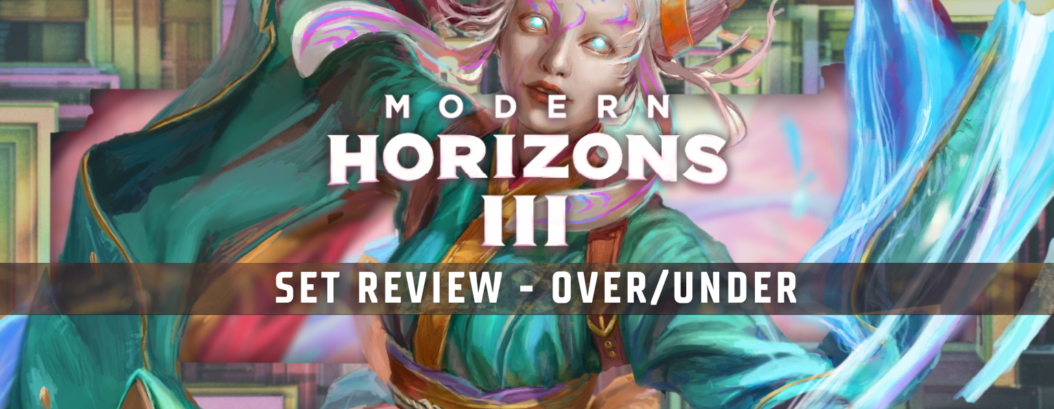 The Over/Under - Predicting the Popularity of Modern Horizons 3 Commanders