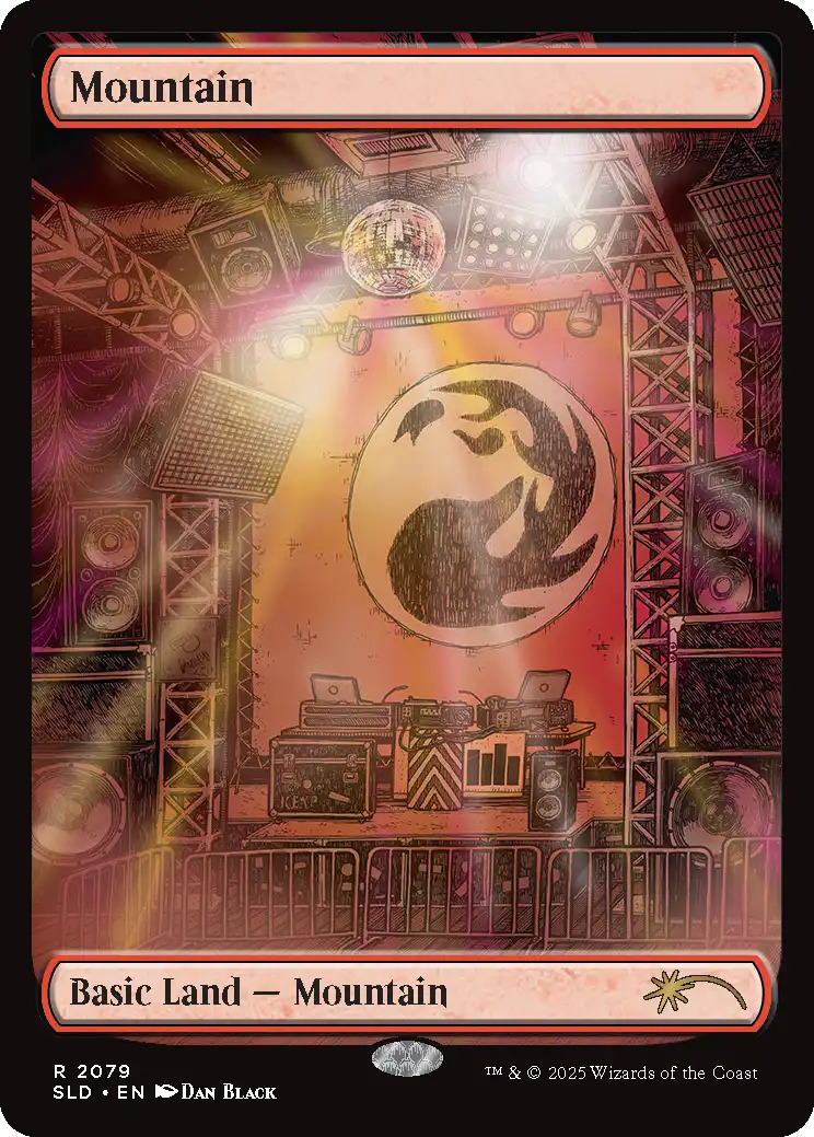 Mountain from Secret Lair x KEXP: Where the Music Matters. Image credit: Wizards of the Coast