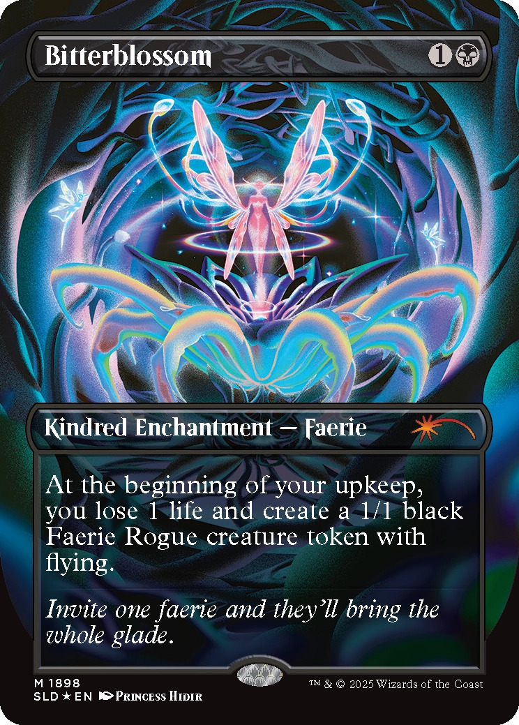 Bitterblossom, from the Everyone's Invited! precon. Image credit: Wizards of the Coast