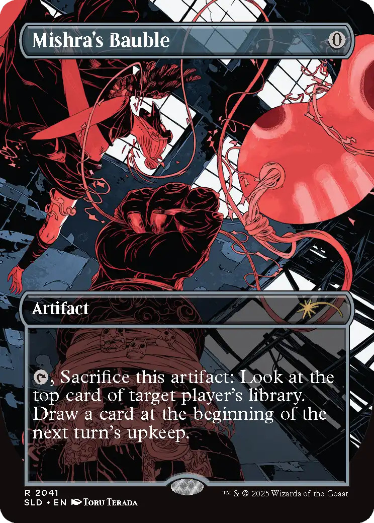 Mishra's Bauble, a card from the drop titled VroooOOOMMMMMM!. Image credit: Wizards of the Coast