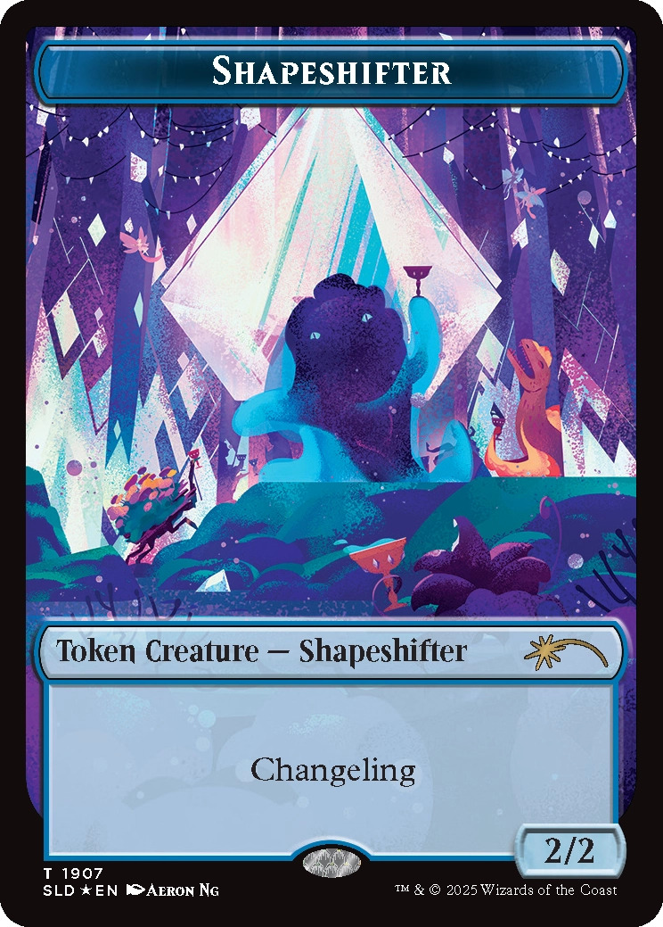 The second of four Shapeshifter tokens from Everyone's Invited!. Image credit: Wizards of the Coast