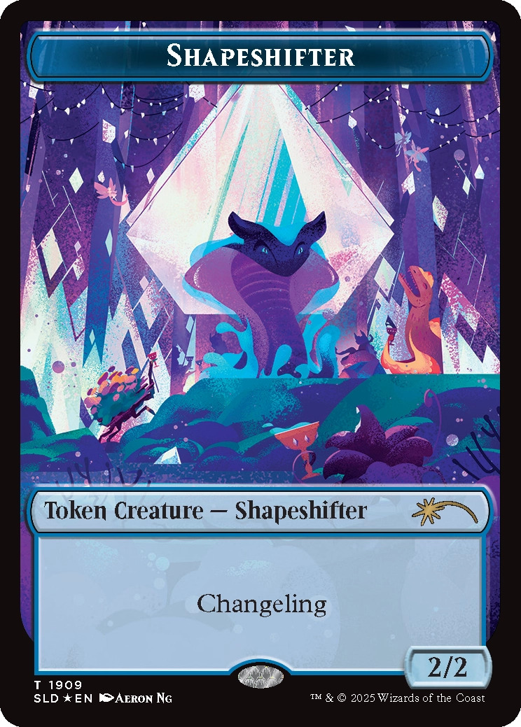 The last of four Shapeshifter tokens from Everyone's Invited!. Image credit: Wizards of the Coast