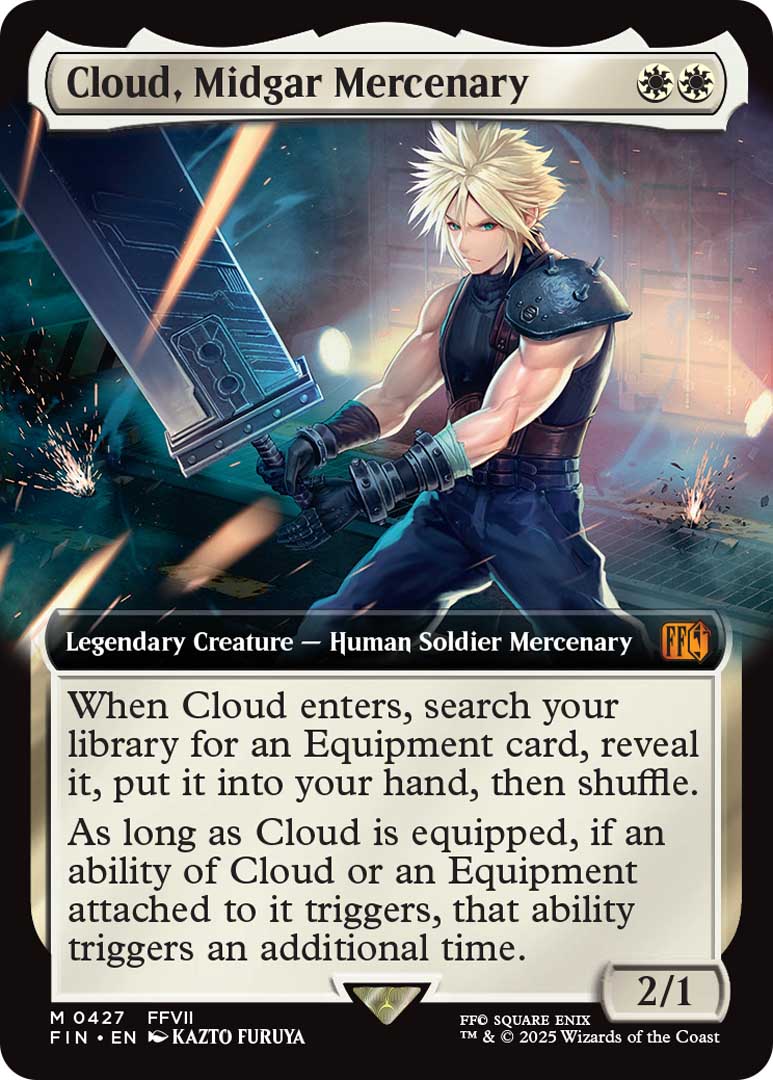 Cloud, Midgar Mercenary (Normal Art)