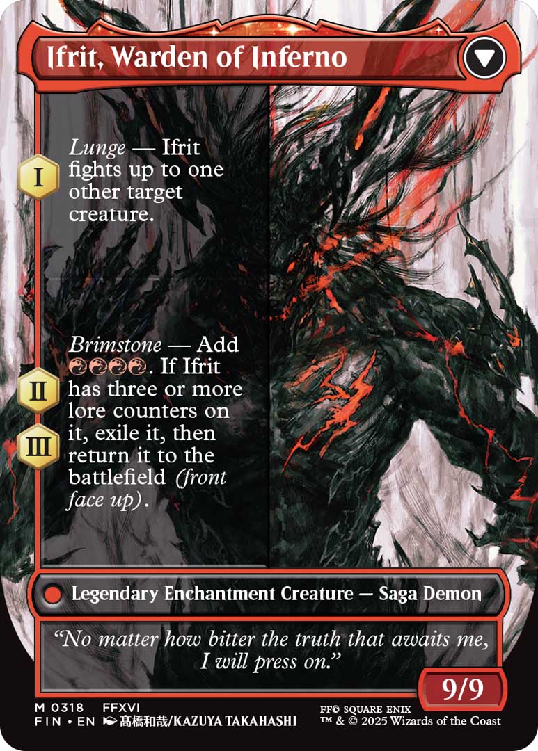 Clive, Ifrit's Dominant // Ifrit, Warden of Inferno