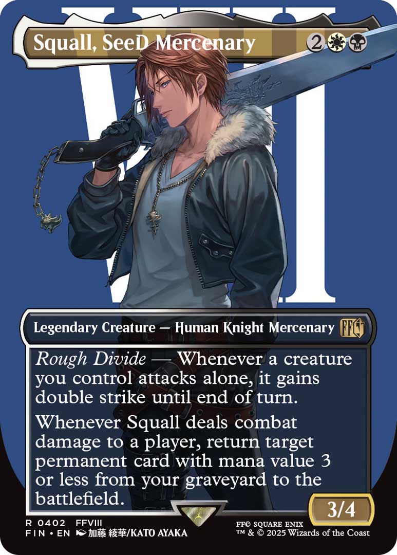 Squall, SeeD Mercenary (showcase)