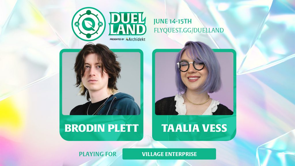 brodin plett and taalia vess as duel land winners