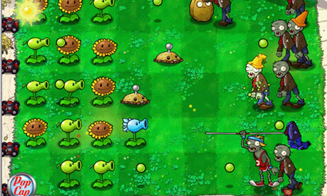 Plants vs Zombies battle