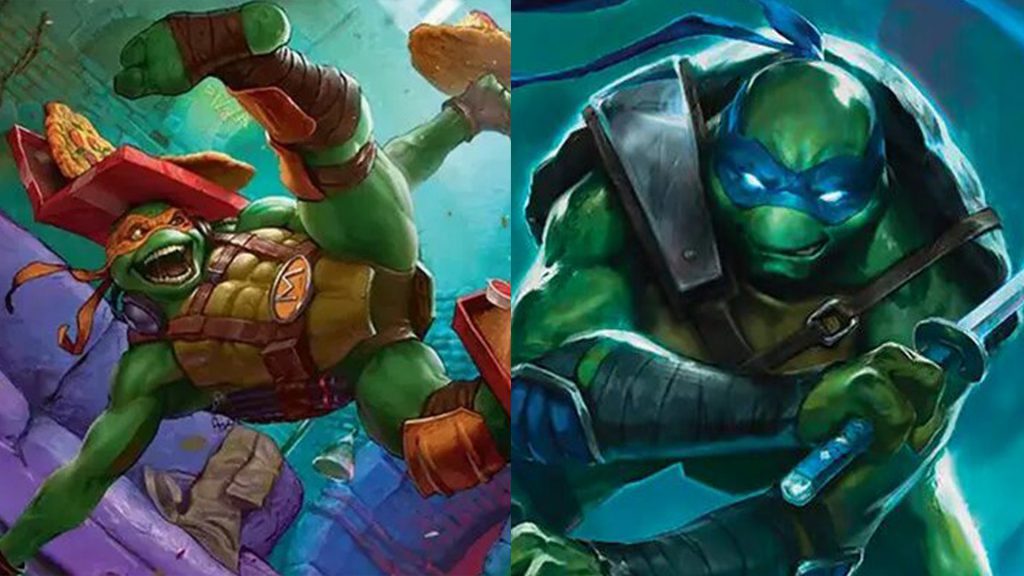 Background image for Michaelangelo, the Heart + Leonardo, the Balance - TMNT Deck Tech