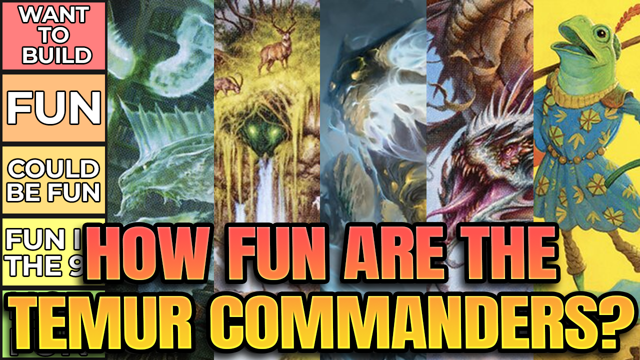 How Fun Are All of the Temur Commanders?