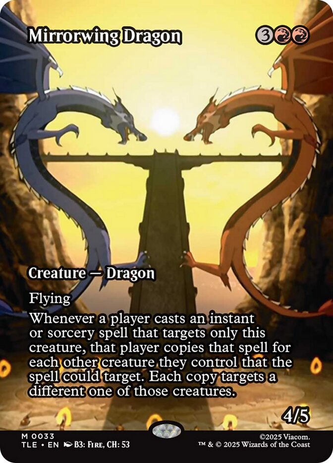 Mirrorwing Dragon. Image credit: Wizards of the Coast and Viacom