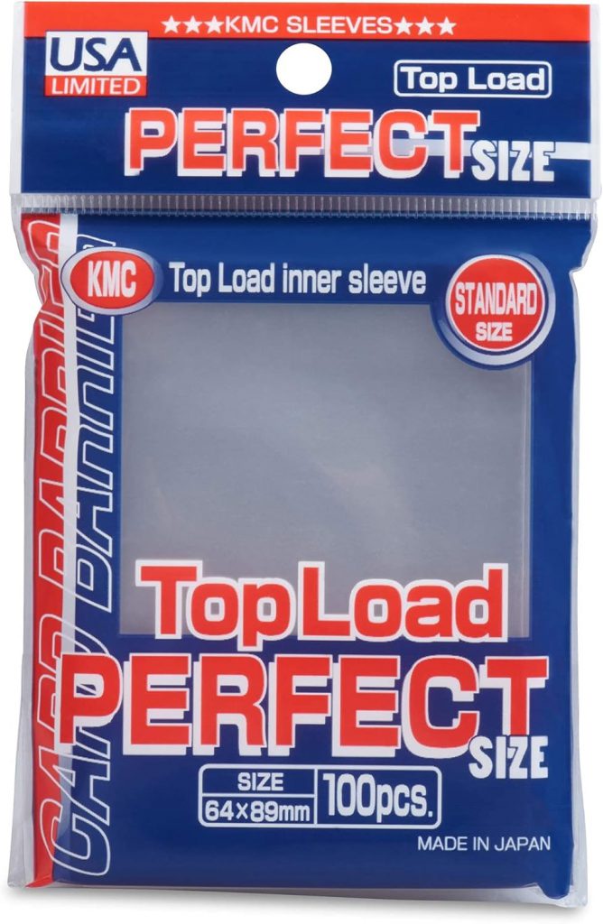 KMC perfect fit toploader sleeve