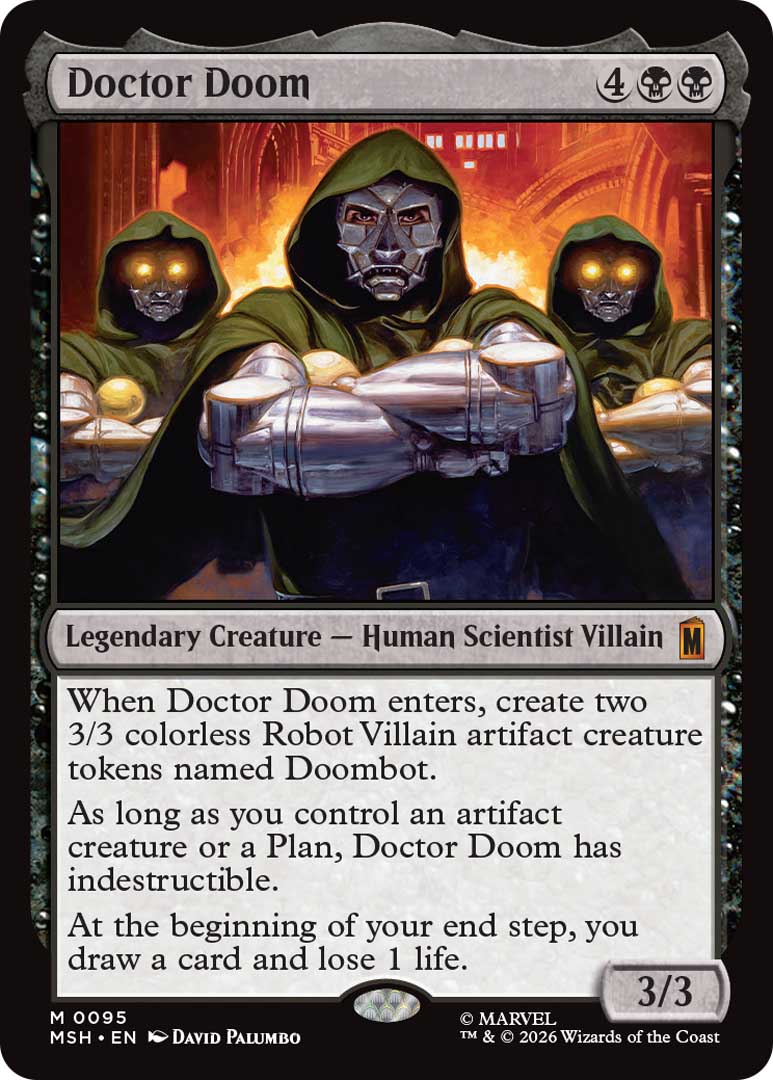 Doctor Doom. Image credit: Wizards of the Coast