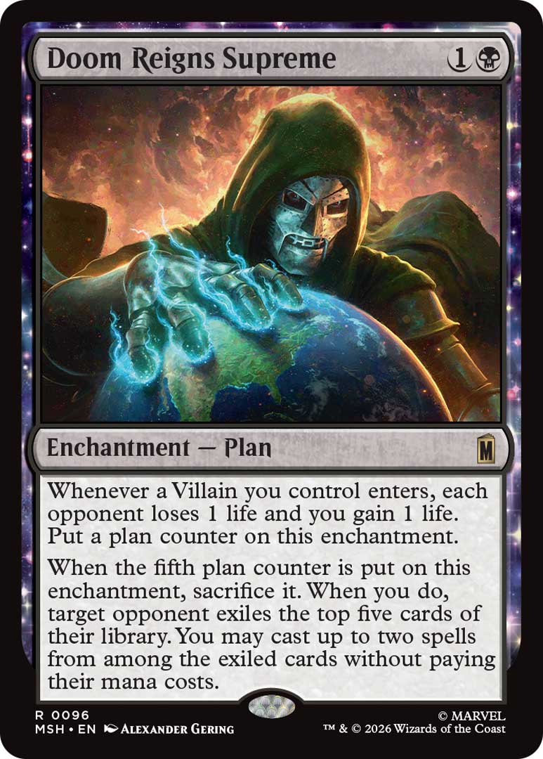 Doom Reigns Supreme. Image credit: Wizards of the Coast