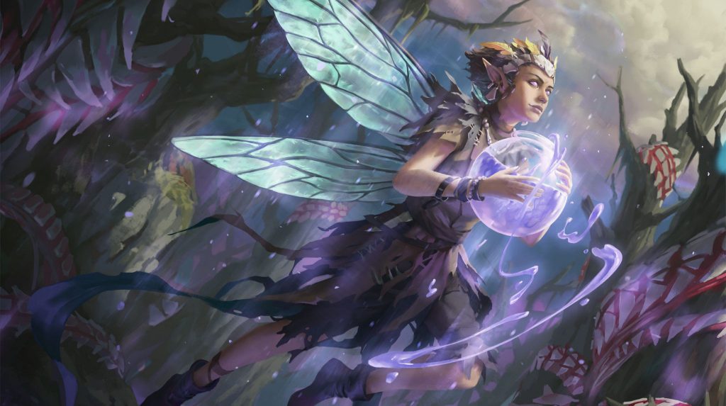 Background image for Dimir Pauper Commander With Halo Forager