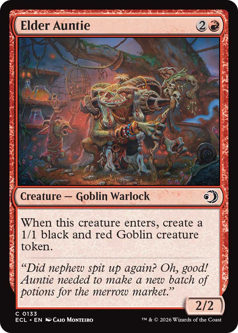 Elder Auntie. Image credit: Wizards of the Coast