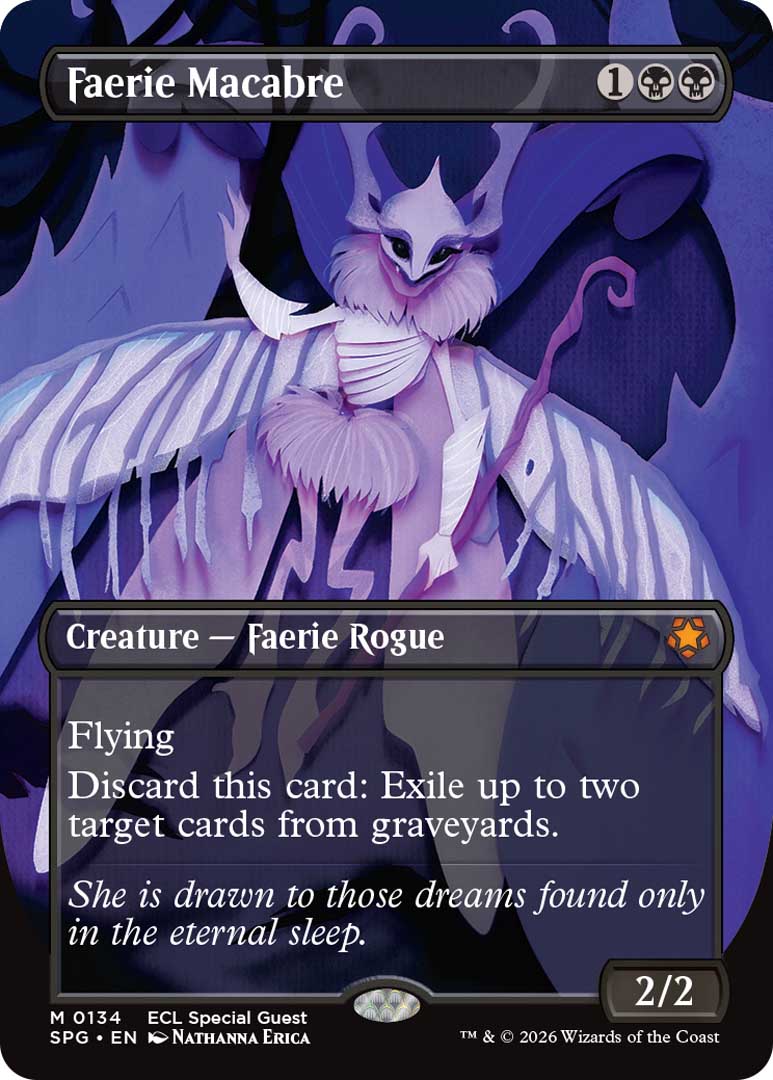 Faerie Macabre Special Guest card. Image credit: Wizards of the Coast
