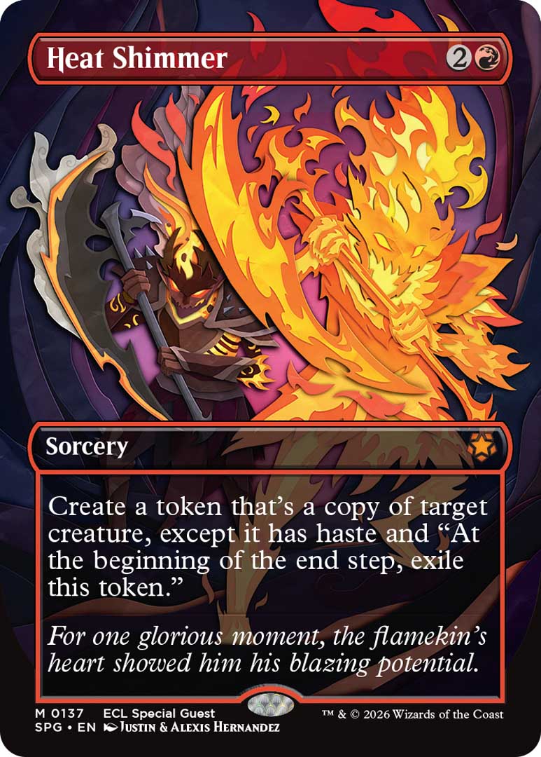 Heat Shimmer Special Guest card. Image credit: Wizards of the Coast