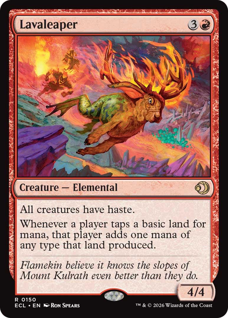 Lavaleaper. Image credit: Wizards of the Coast