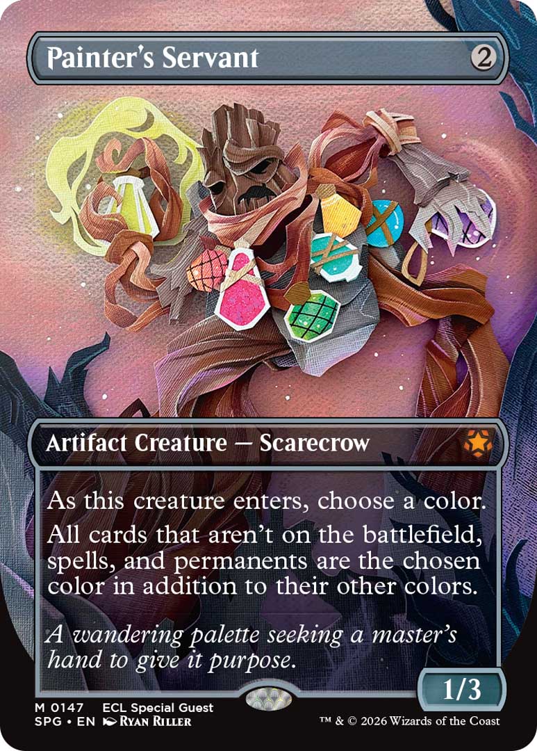 Painter's Servant Special Guest card. Image credit: Wizards of the Coast
