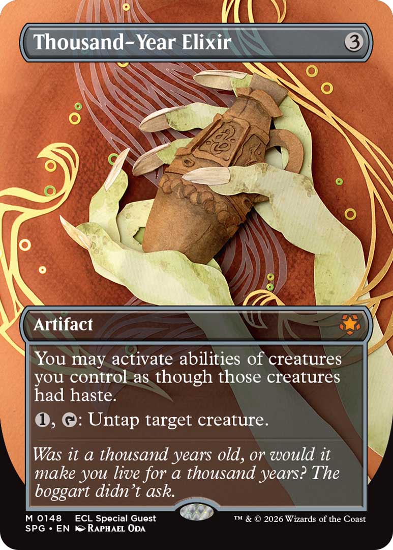 Thousand-Year Elixir Special Guest card. Image credit: Wizards of the Coast