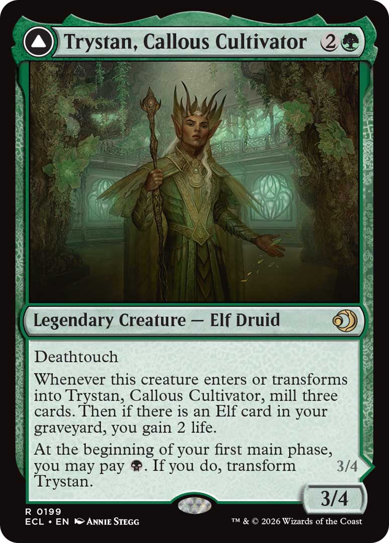 Trystan, Callous Cultivator. Image credit: Wizards of the Coast