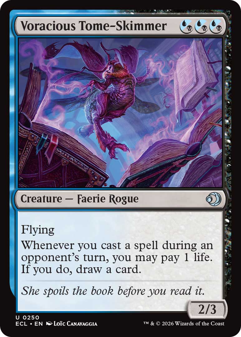 Voracious Tome-Skimmer. Image credit: Wizards of the Coast